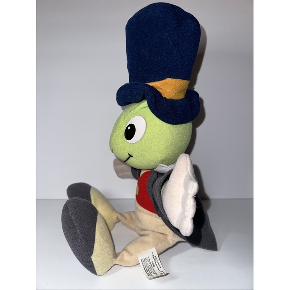 Vintage Disney Jiminy Cricket Hand Puppet Pinocchio Stuffed Animal Toy 17" Plush - Picture 3 of 6